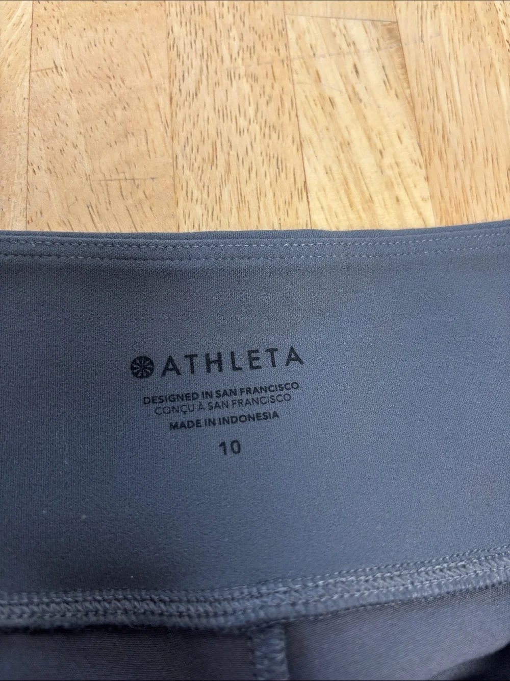 Athleta Endless High Rise Pant Tapered Ankle Dress Pants Gray Sz 10 - Picture 2 of 3